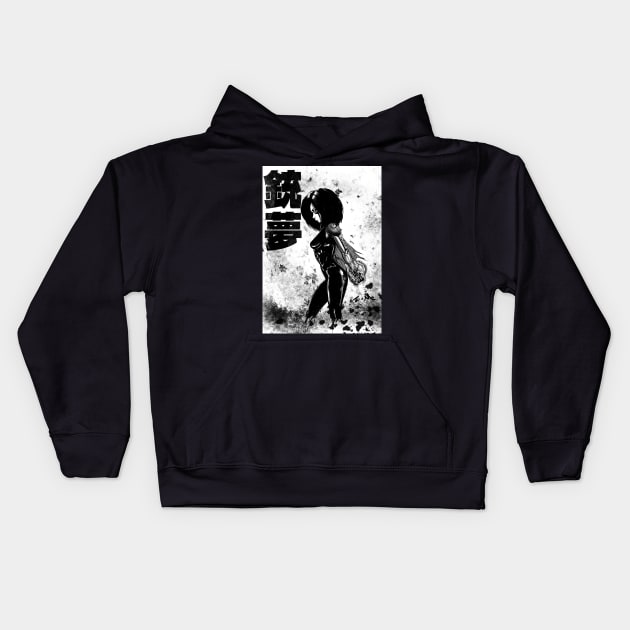 alita Kids Hoodie by kohtart